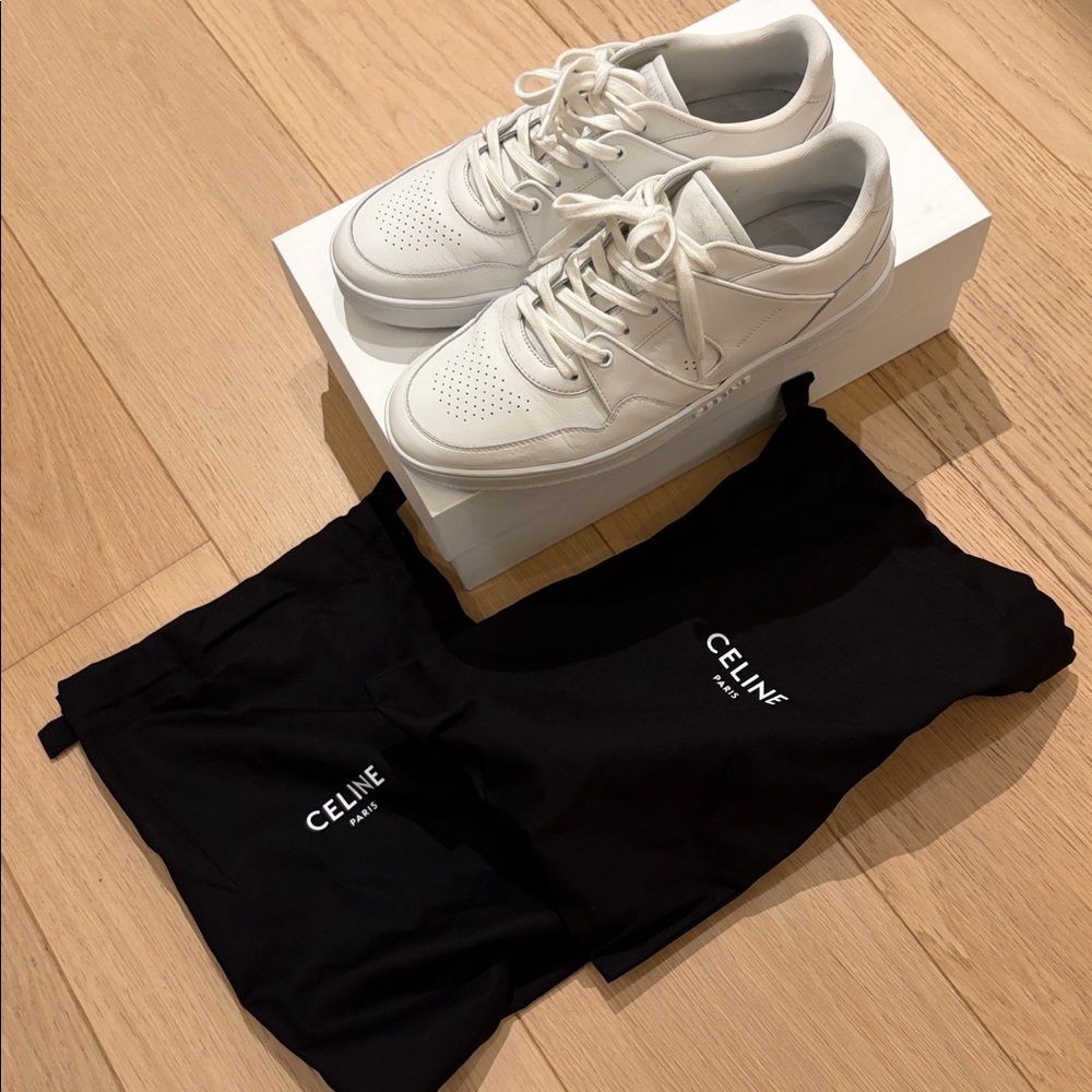 CELINE TRAINER CT-04 LOW LACE-UP SNEAKER in CALFSKIN - Size 42 - Picture 7 of 7